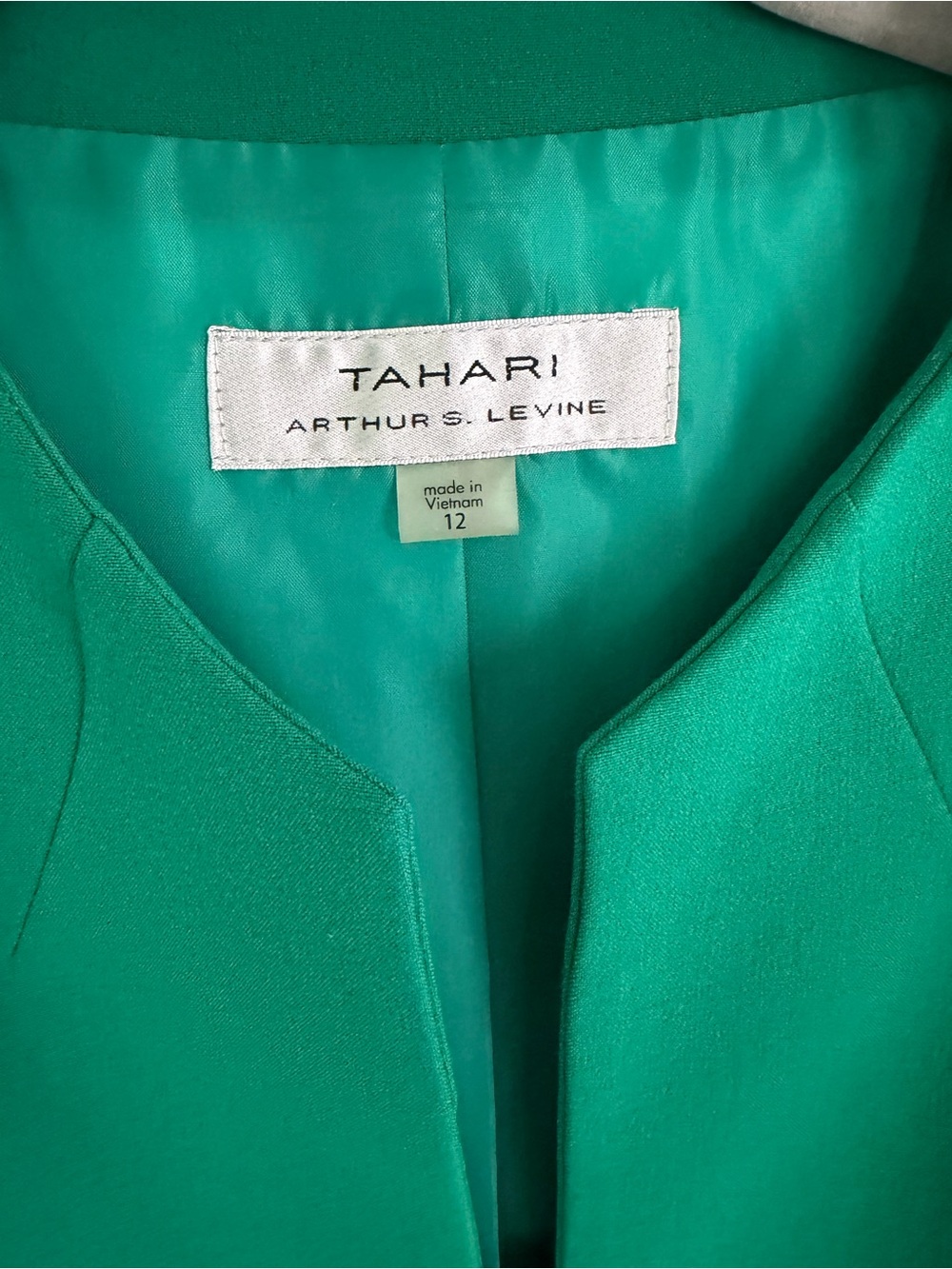 Tahari Arthur S. Levine Teal Green Women's Blazer